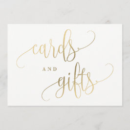 Kort- och presentkort - strålande kalligrafi inbjudningar