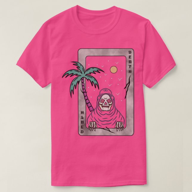 Kort och skalle t shirt (Design framsida)
