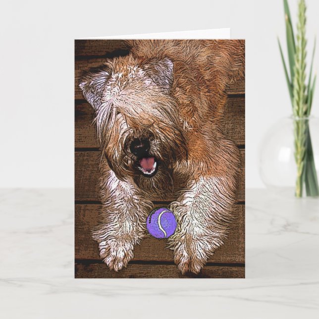 Kort: "Önska att leka? ", Helgkort (Framsida)