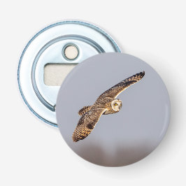 Kort-örad uggla vid Shawangunk Grasslands Flasköppnare