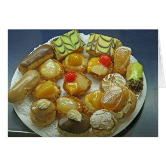 Kort, "Pastries # 3" Hälsningskort