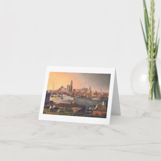 Kort Paul McGehee "för gammal Baltimore hamn" (Framsida)