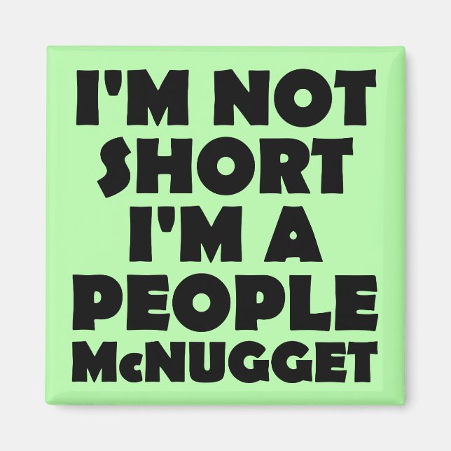 Kort People Nugget Funny Fridge Nugget Magnet (Framsidan)
