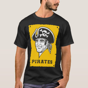 Kort - Pirater Pittsburgh-Gulten och svart T Shirt