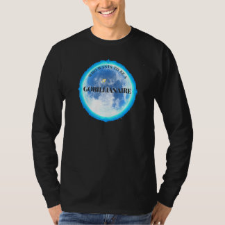Kort pressar Lagrar-marknaden Gorillianaire måne D T Shirt