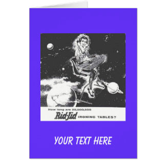 Kort - Retro 50-talstrykbrädaannons