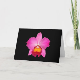 Kort, rosa Cattleya. # 1781 kopia Kort