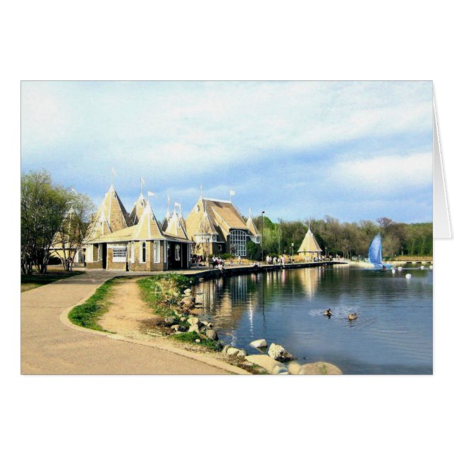 KORT: Sjö Harriet, Mpls., MN_Card Hälsningskort (Framsidan Horizontal)