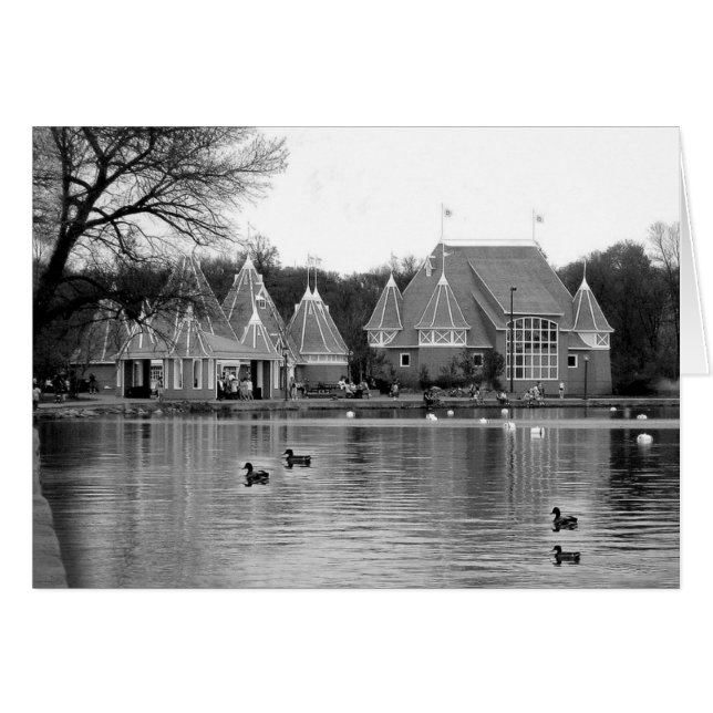 KORT: Sjö Harriet Parkway, Mpls., MN_ Hälsningskort (Framsidan Horizontal)