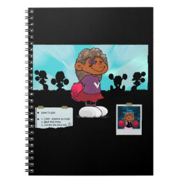 Kort Sleevez Anteckningsbok Med Spiral