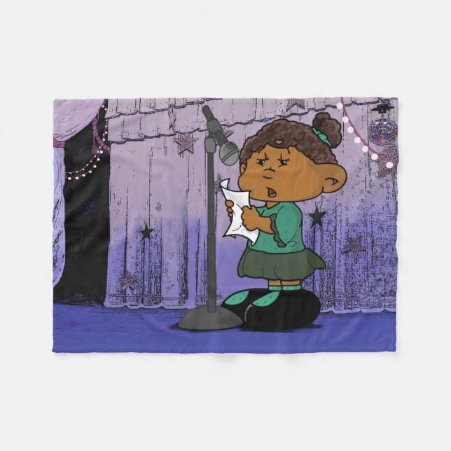 Kort Sleevez Fleece Blanket (Framsidan (Horisontell))