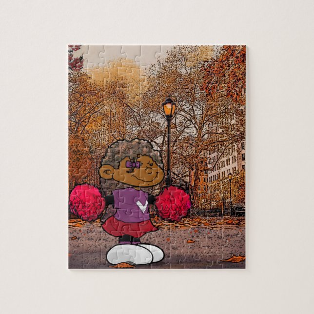 Kort Sleevez Jigszle Puzzle Pussel (Vertikal)