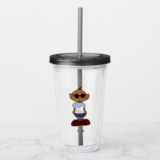 Kort Sleevez Kopp Take Away Mugg (Framsida)