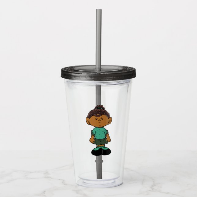 Kort Sleevez Kopp Take Away Mugg (Framsida)