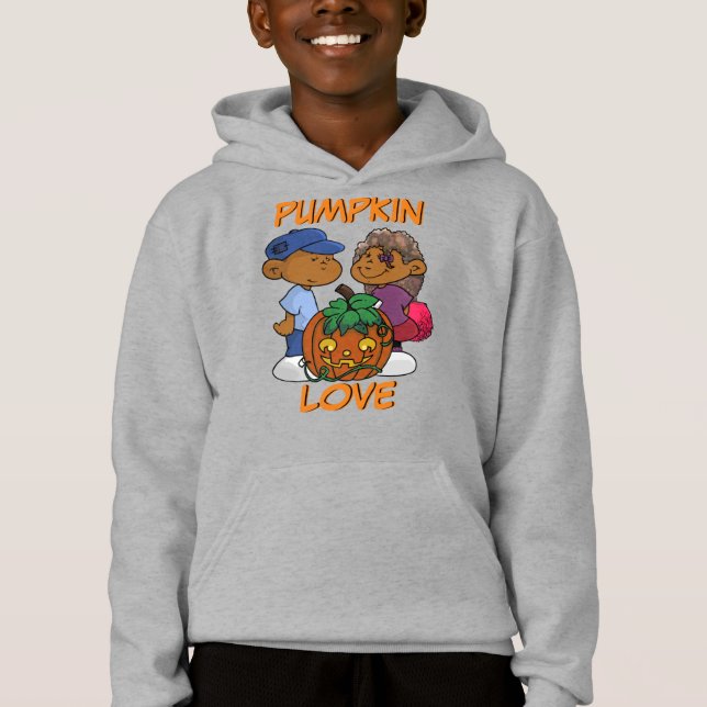 Kort Sleevez | Pumpkin Kärlek T Shirt (Framsida)