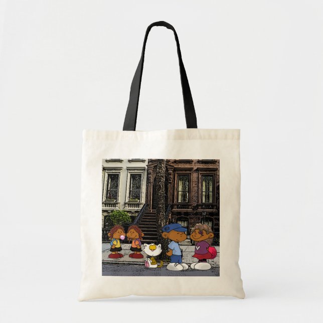 Kort Sleevez Tote Bag Tygkasse (Framsidan)