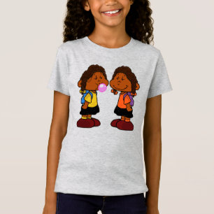 Kort Sleevez Twin Little Girls T Shirt
