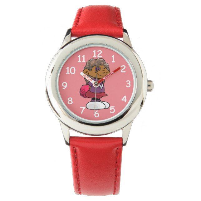 Kort Sleevez Wrist Watch Armbandsur (Framsida)