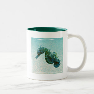 Kort-Snouted Seahorse   Crimea, Ryssland Två-Tonad Mugg