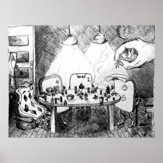 Kort som spelar upp personer poster