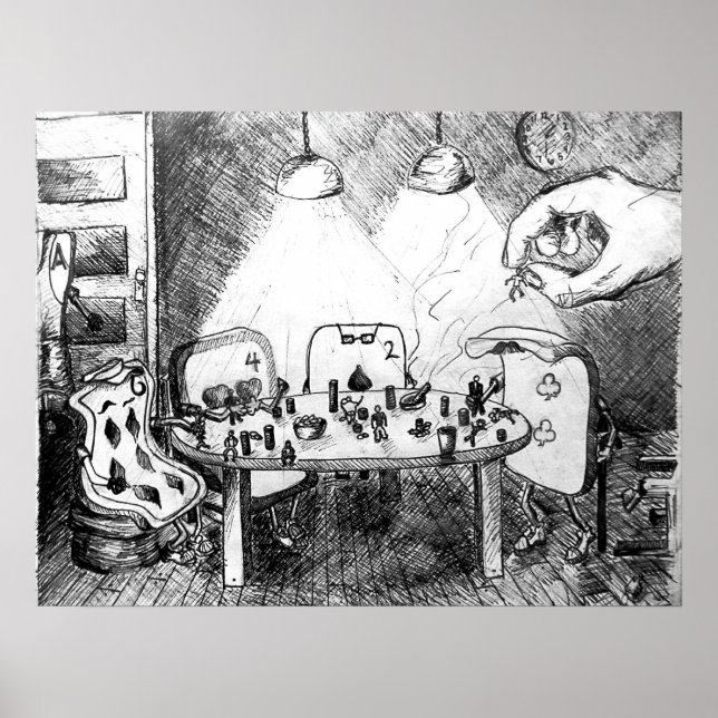 Kort som spelar upp personer poster (Framsidan)