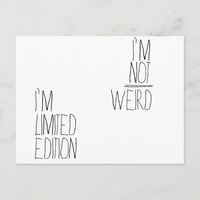 Kort som visar att du är speciell (Framsida)