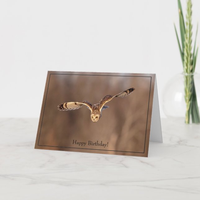 Kort-styrd uggla kort (Framsida)