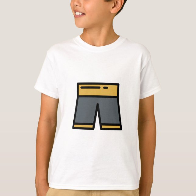 kort t shirt (Framsida)