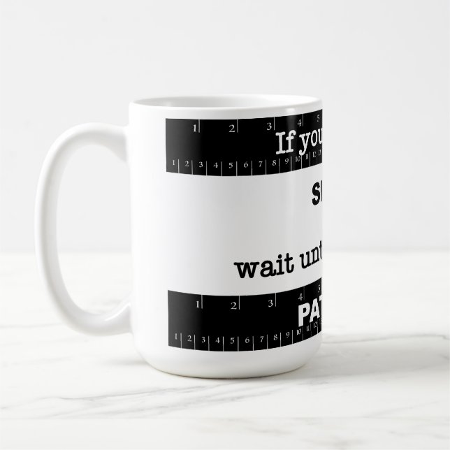 Kort Tålamod Kaffemugg (Vänster)