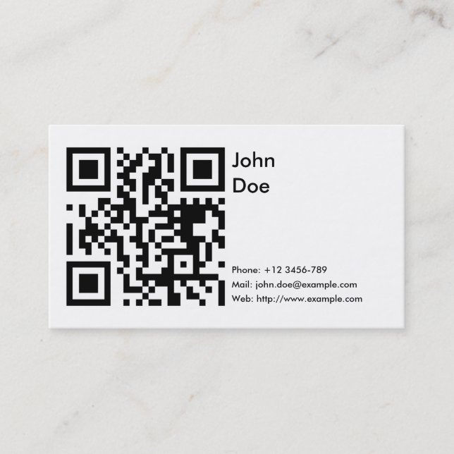 Kort (telefon, e-post, webben) (Framsida)