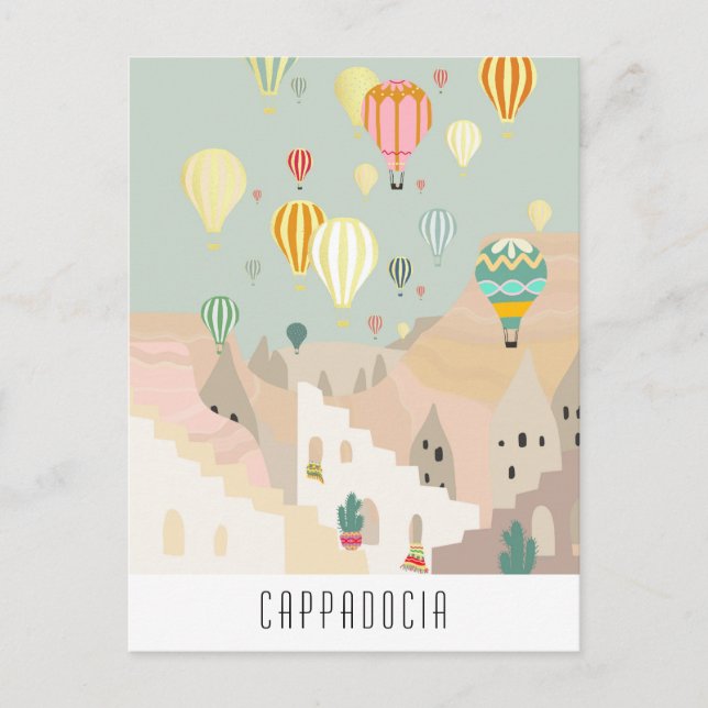Kort till Cappadocia | Kapadokya Balloon (Framsida)