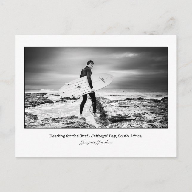 Kort till Surfer a Jeffrys Bay (Framsida)