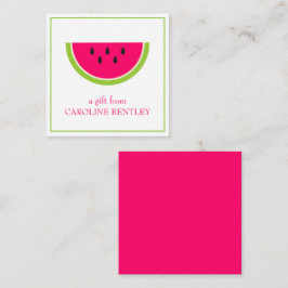 Kort till svenska Watermelon Gift-hölje