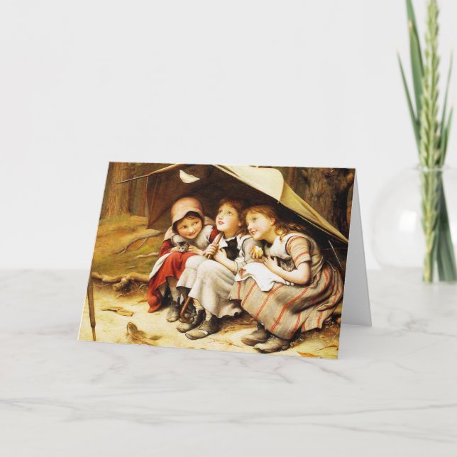 Kort: Tre små kattungar Kort (Framsida)