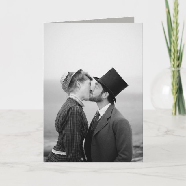 Kort - Viktorian, kyss, kärlek dikt (Framsida)