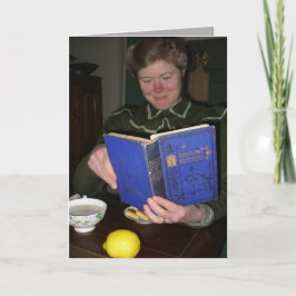 Kort - Viktoriansk bok-offert inuti