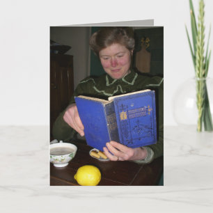 Kort - Viktoriansk bok-offert inuti