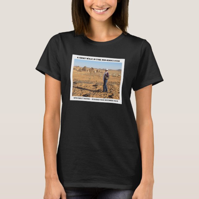 Kort Walk med Emily Teeter T Shirt (Framsida)