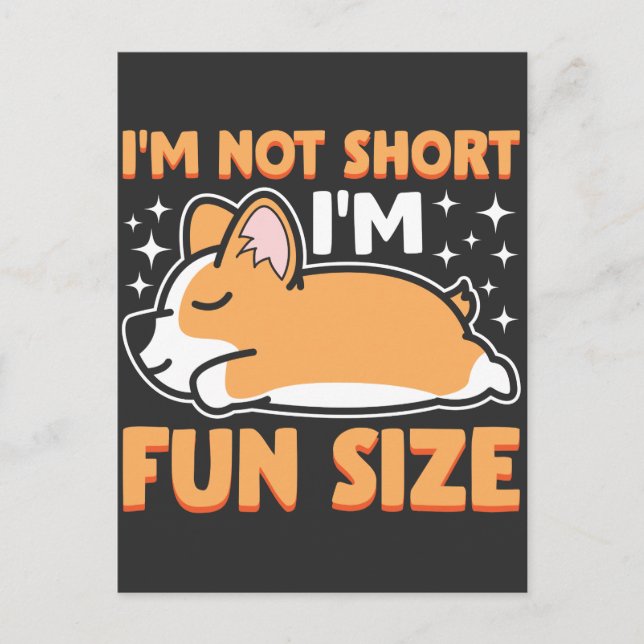 Kort Welsh Corgi Pembroke Hundägare Puppy Älskare (Framsida)