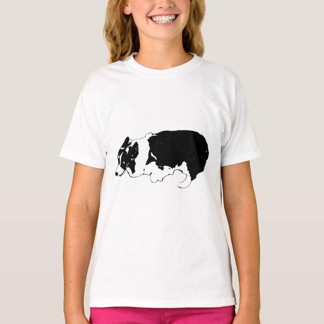 Korta ben, lång semester t shirt (Framsida)