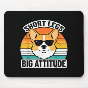Korta Ben Stor Attityd Rolig Corgi Mamma Pappa Ret Musmatta