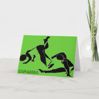 Kortapoeira-parabens för martialkonst kort