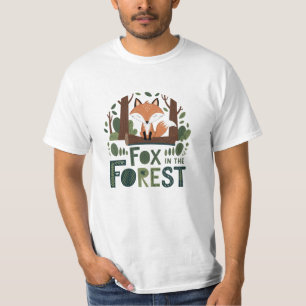 Kortare design för Fox-entusiaster T Shirt