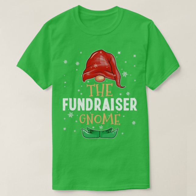 Kortare Gnome-familjen som matchar julen ut T Shirt (Design framsida)