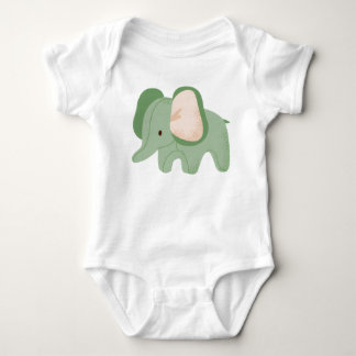 Kortärmad bebislångklänning t shirt