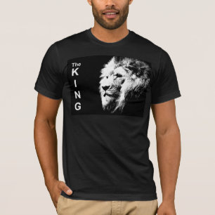Kortärmad för Manar av den Lejona Eleganten med hu T Shirt