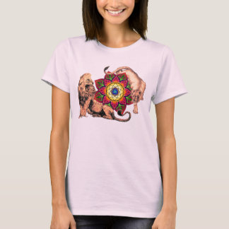 kortärmad vit t-shirt