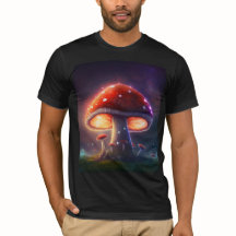 Kortärmaden Cosmic Amanita Muscaria Bella+Canvas
