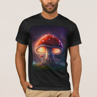Kortärmaden Cosmic Amanita Muscaria Bella+Canvas T Shirt