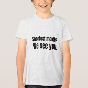 Kortaste månaden ses vi! - Svart historia var D T Shirt